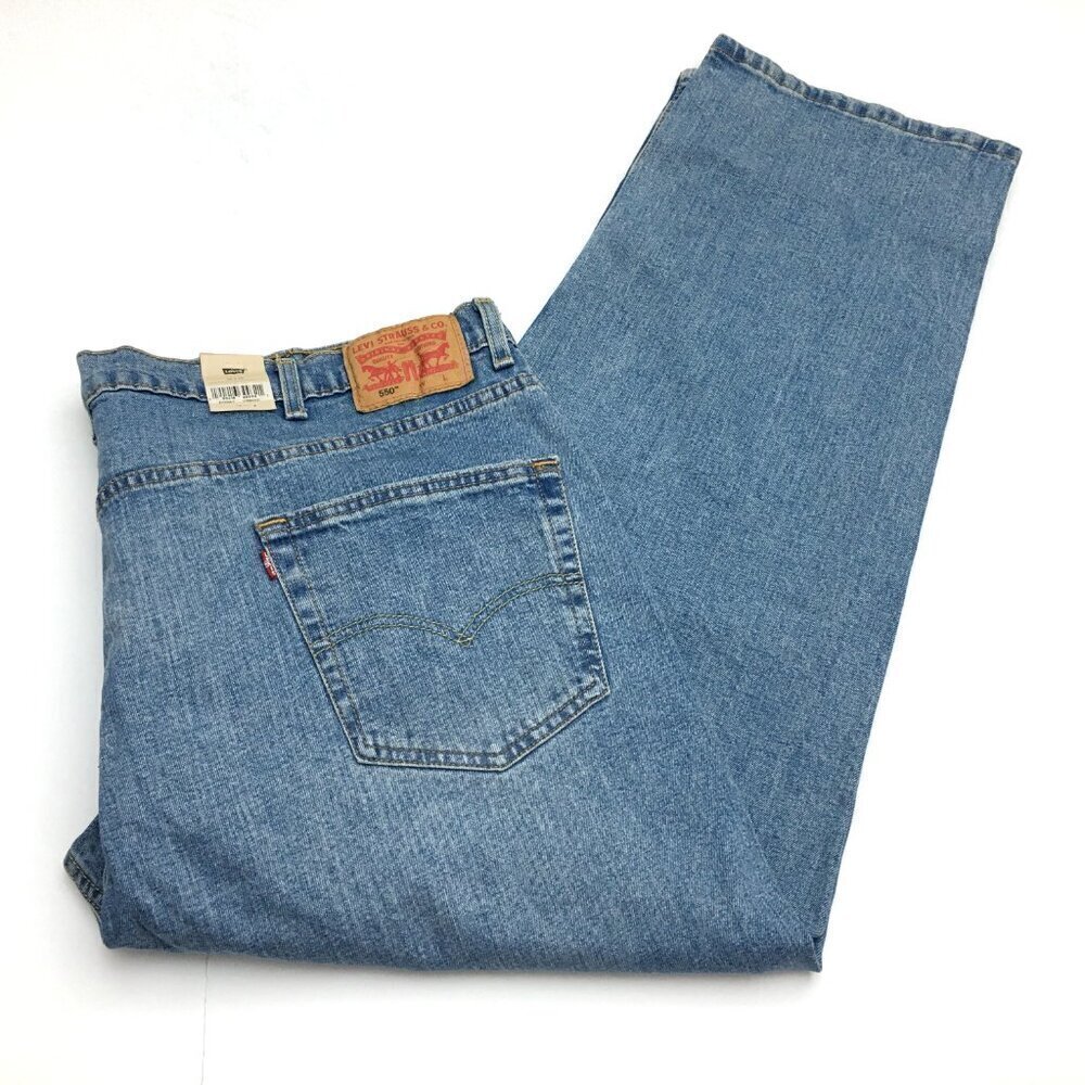NEW Levi's 550 Men's Jeans Relaxed Fit Straight Leg size 46 x 29